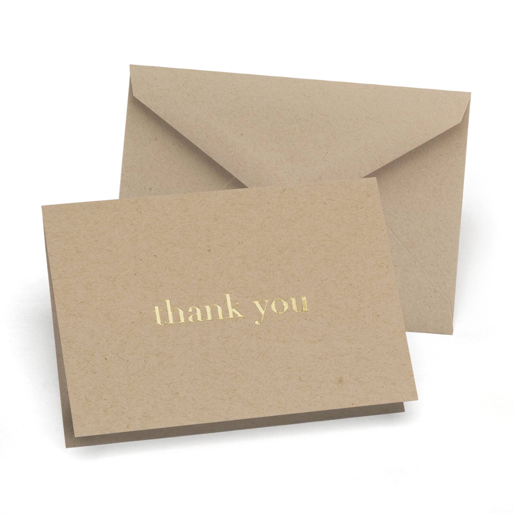 Hortense B. Hewitt Co. Golden Natural Thank You Cards